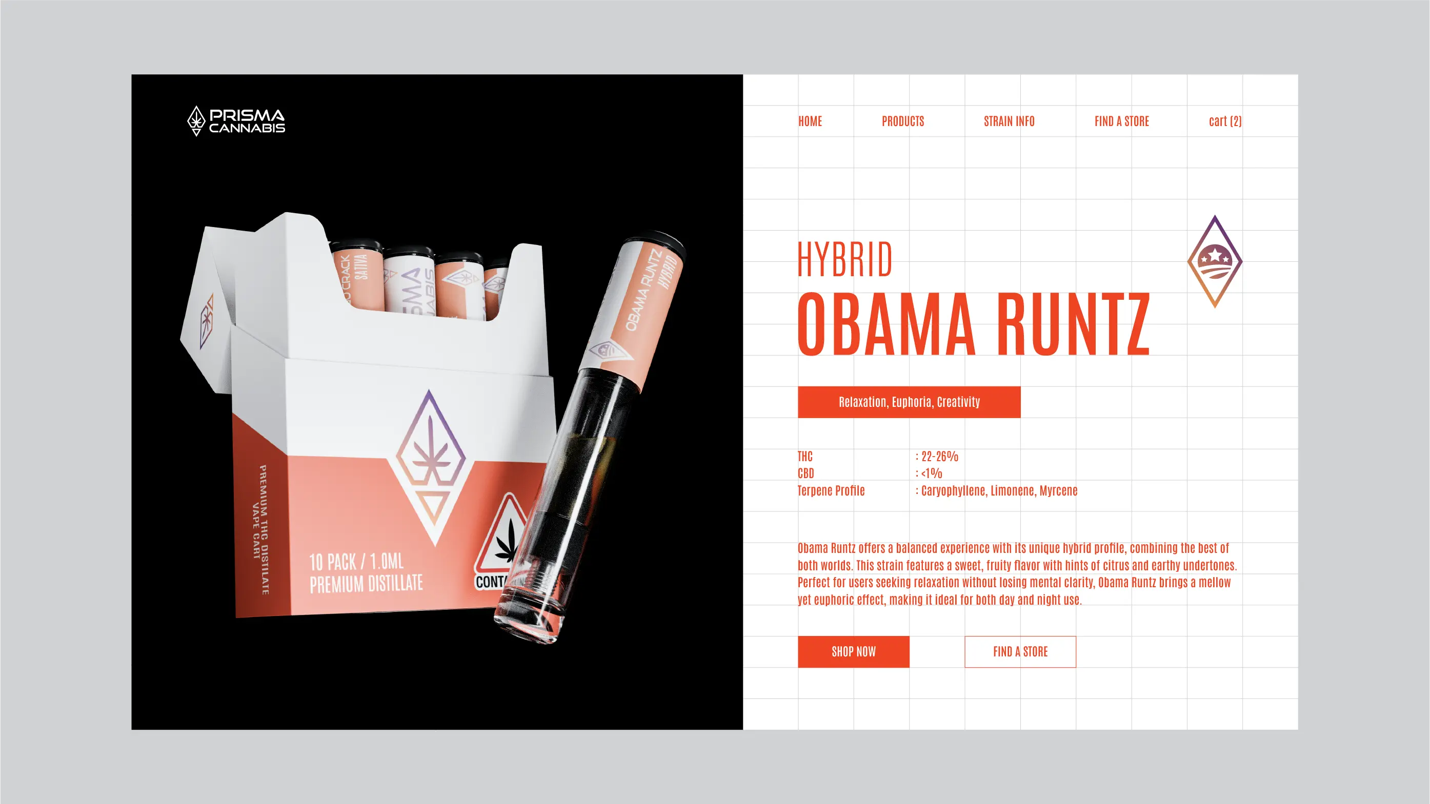 Prisma Cannabis - Brand Identity, Packaging