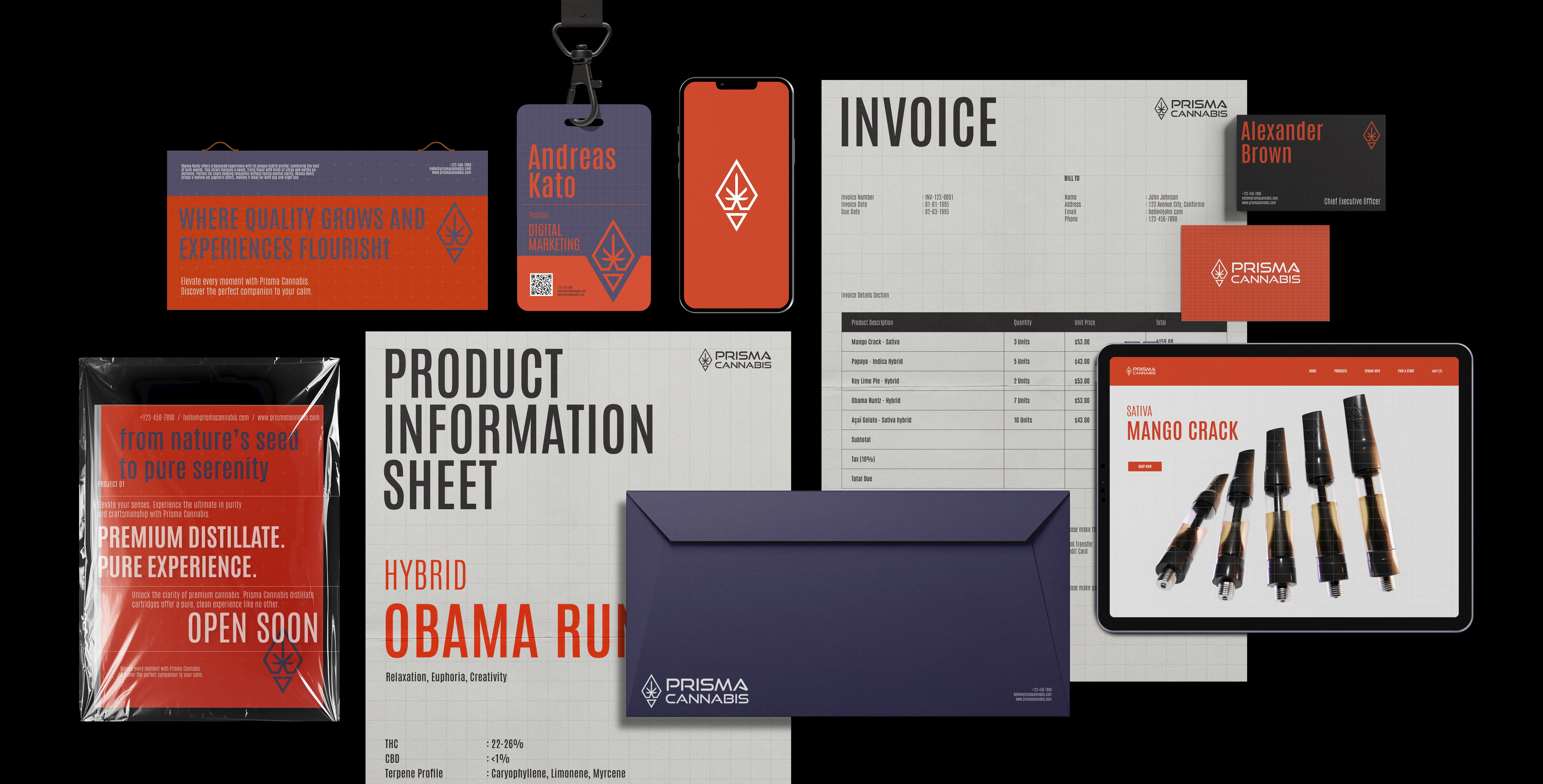 Prisma Cannabis - Brand Identity, Packaging